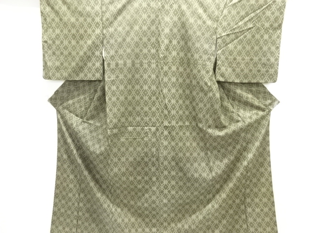 大正ロマン　幾何学模様着物